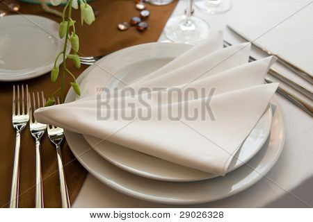 Роскошный свадебный ужин