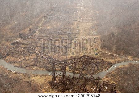 Twisted Girders Of Kinzua Bridge