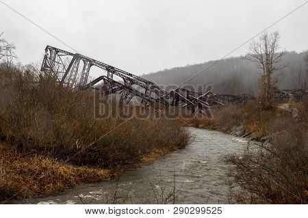 Twisted Girders Of Kinzua Bridge