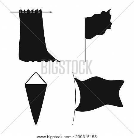 Isolated Object Of Material And Media  Icon. Collection Of Material And Textile  Vector Icon For Sto