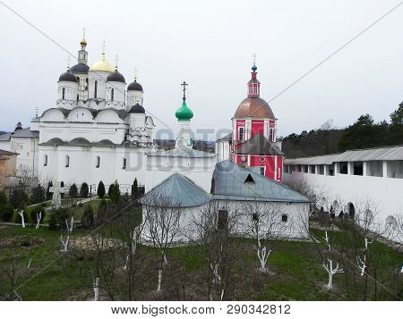 St. Pafnutyev Borovsky Monastery. Kaluga Region. Holy Place, Holiday, Easter, Spring, Bell, Chapel, 