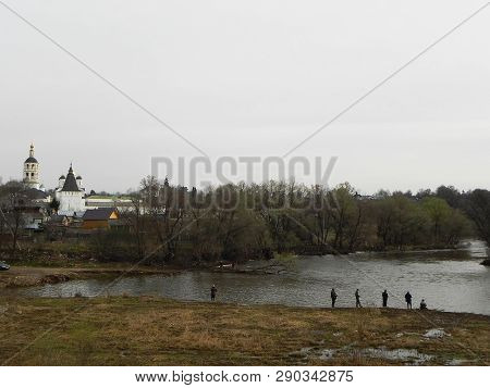 St. Pafnutyev Borovsky Monastery. Kaluga Region. Holy Place, Holiday, Easter, Spring, Bell, Chapel, 