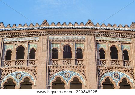 Las Ventas Bullring In Madrid, Spain.