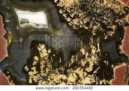 Beautiful Natural Agate Pattern. Nice Abstract Background.