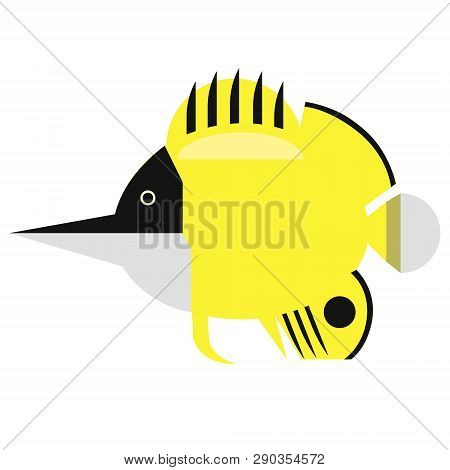 Tropical Fish Flat Illustration Marine Creatures And Underwater World Series