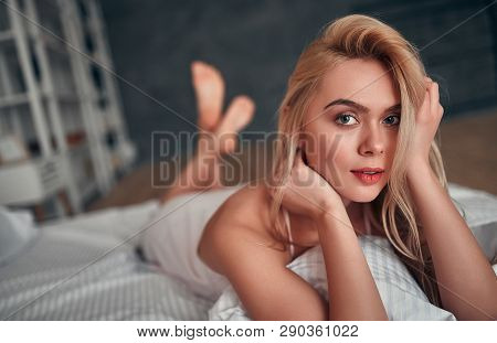 Sexy Woman In Bed