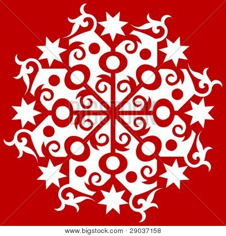 abstracte xmas boom ster