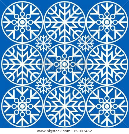 geometrische sneeuwvlok patroon