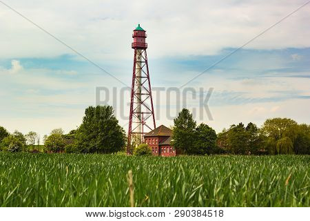 Lighthouse In Campen At The North Sea In Germany