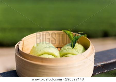 Thai Green Tea Buns