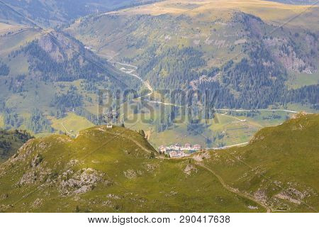 Dolomites, Italy - View From Sass Pordoi, Arabba-marmolada, Val Di Fassa