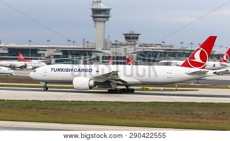 Airplane Takeoff From Airport