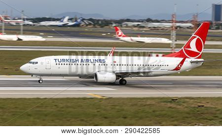 Airplane Takeoff From Airport