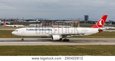 Airplane Takeoff From Airport
