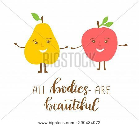 Pear Apple Holding Vector Photo Free Trial Bigstock