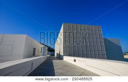 Abu Dhabi, Uae - Dec 8, 2018. View Of Louvre Abu Dhabi Museum. The Museum Is Part Of A Usd 27 Billio