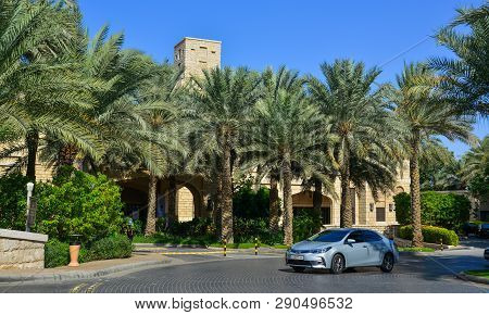 Dubai, Uae - Dec 9, 2018. View Of The Souk Madinat Jumeirah In Dubai, Uae. Souk Madinat Jumeirah Is 