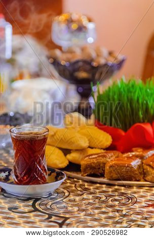 Novruz. Azerbaijani Traditions. New Year. Selective Focus.