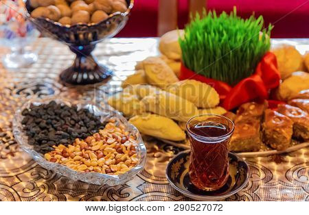 Novruz. Azerbaijani Traditions. New Year. Selective Focus.