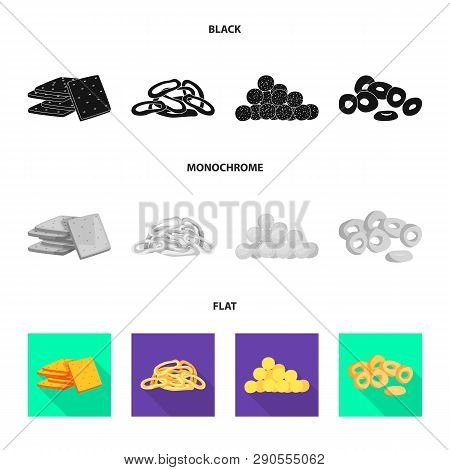 Isolated Object Of Oktoberfest And Bar Icon. Set Of Oktoberfest And Cooking Stock Symbol For Web.