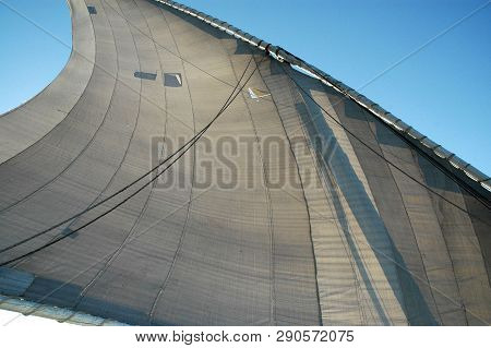 Sail Of A Felucca, A Traditional Egyptian Sailboat