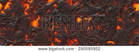 Seamless Magma- Large File. Destroy Molten- Fluid Metal
