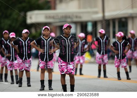 Indianapolis, Indiana, Usa - September 22, 2018: The Circle City Classic Parade, African American Da