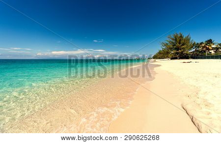 The Seven Mile Beach On Grand Cayman.