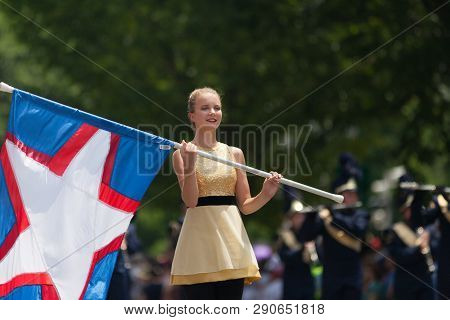 Washington, D.c., Usa - July 4, 2018, The National Independence Day Parade, The Bald Eagle Area Marc
