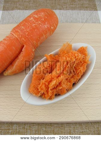 Homemade Pomace From Freshly Squeezed Orange Carrots