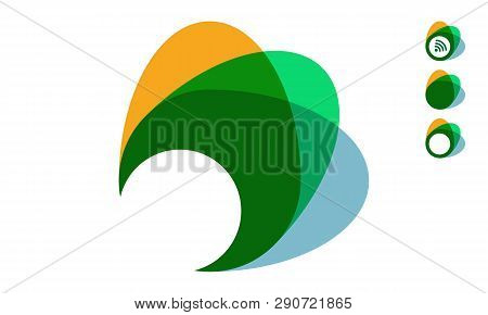 Concept Abstract For Logo For Design Or Background Design, Abstract Shape