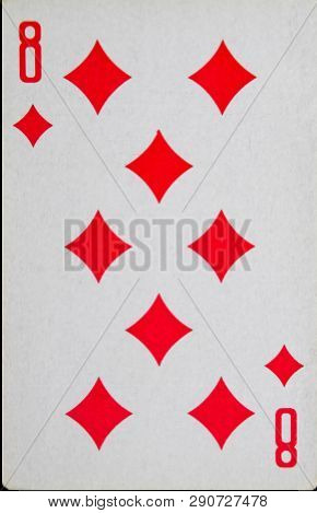 Playing Cards Map Of Eight Diamonds, Suit Bubi
