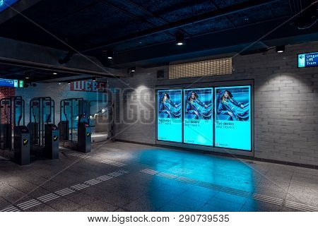 Metro Station Weesperplein Amsterdam The Netherlands Exit Gate, Amsterdam North The Netherlands, 3, 