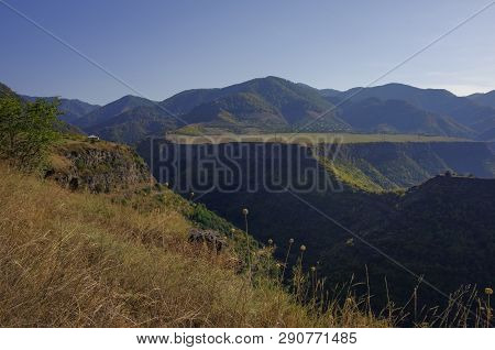 Meadow On Edge Of Debed River Canyon, Armenia