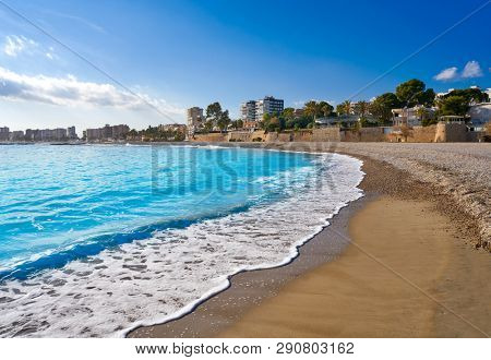 Benicassim Els Terrers playa beach in Castellon of Spain also Benicasim