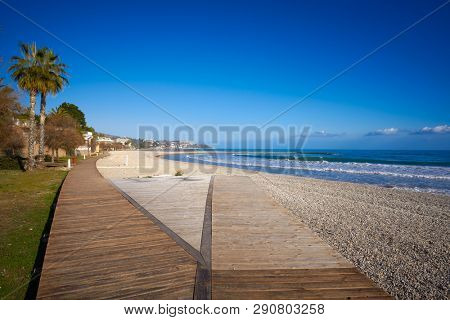 Benicassim Els Terrers playa beach in Castellon of Spain also Benicasim