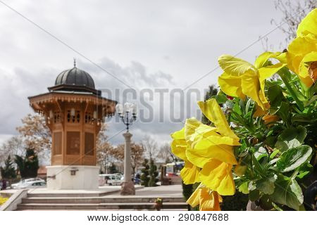 Ankara, Turkey - Hamamonu District in springtime