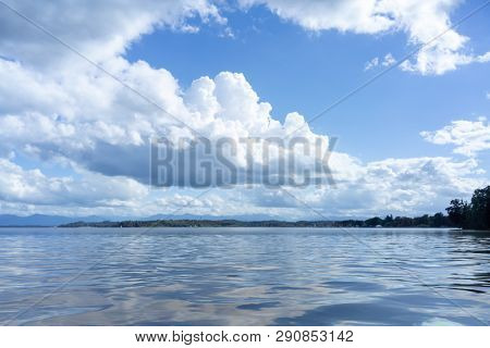An image of Tutzing lake Starnberg Bavaria Germany