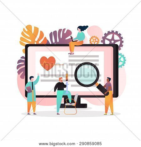 Medicine Vector Concept For Web Banner, Website Page