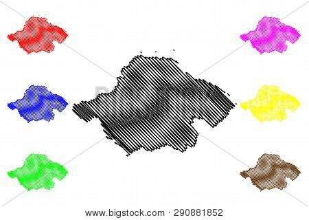 East Lothian (united Kingdom, Scotland, Local Government In Scotland) Map Vector Illustration, Scrib