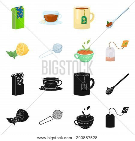 Vector Illustration Of Healthy And Floral  Icon. Set Of Healthy And Gradient Stock Vector Illustrati