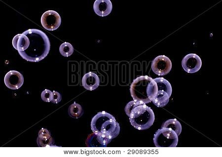 ฟองอากาศสีม่วง