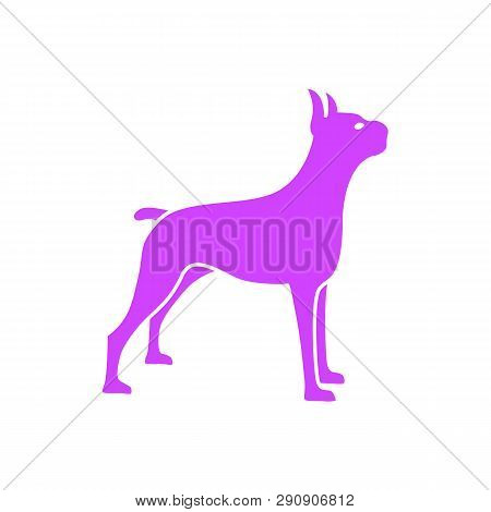 Dog Silhouette Vector. Dog Logo Icon Template