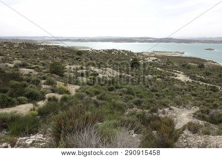 Torremendo Landscape In Spain On An Overcast Day