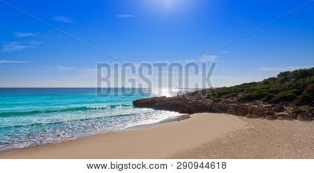 Tarragona Platja Los Capellanes in Costa Dorada of Catalonia Capellans