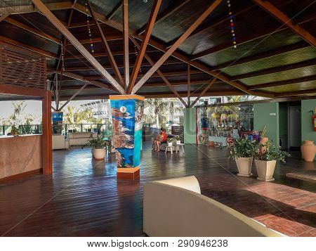 Porto De Galinhas, Brazil. March 16, 2019 - Entrance Of Ancorar Flat Resor.