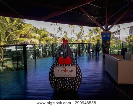Porto De Galinhas, Brazil. March 16, 2019 - Entrance Of Ancorar Flat Resor.