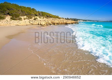 Tarragona Platja Los Capellanes in Costa Dorada of Catalonia Capellans
