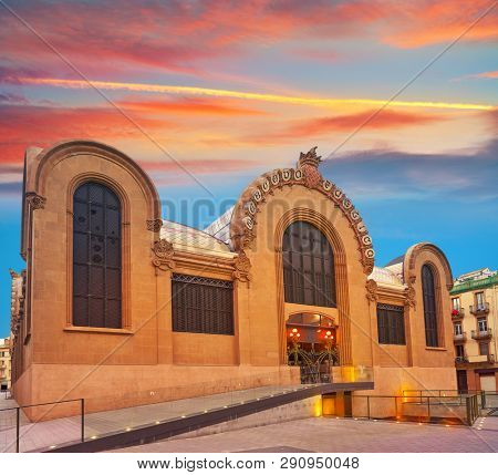 Tarragona Mercado Publico central market in Catalonia modernist style