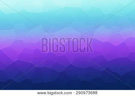 Multicolor Pink, Green Geometric Rumpled Triangular Low Poly Origami Style Gradient Illustration Gra